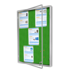 GC-TZ 100x150x3cm tekstylna zielona Gablota otwierana