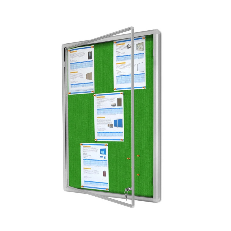 GC-TZ 80x120x3cm tekstylna zielona Gablota otwierana GC-TZ 80x120x3cm tekstylna zielona Gablota otwierana