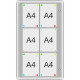 GC-K 60x100x3cm korek Gablota otwierana