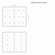 GCD-MS 120x100x3cm Mag. Srebrna Gablota dwudrzwiowa otwierana