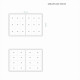 GCD-TN 150x100x3cm Tekstylna Niebieska Gablota dwudrzwiowa otwierana
