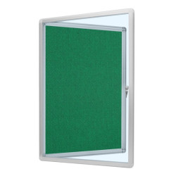 Gablota ogłoszeniowa GO 80x120cm. Tekstylna zielona