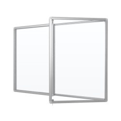GOG-M 200x100x6cm Mag. Biała Gablota ogłoszeniowa dwudrzwiowa