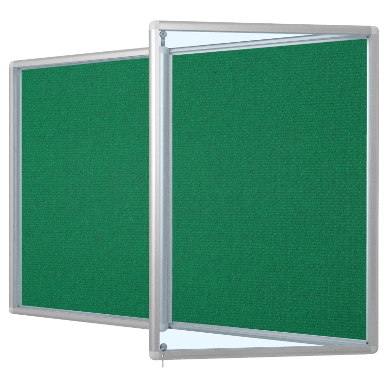 GOG-TZ 140x100x6cm Tekstylna Zielona Gablota ogłoszeniowa dwudrzwiowa GOG-TZ 140x100x6cm Tekstylna Zielona Gablota ogłoszeniowa dwudrzwiowa