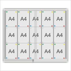 GCS-H 120x100x3cm Mag. Biała drzwi przesuwne, szkło hartowane