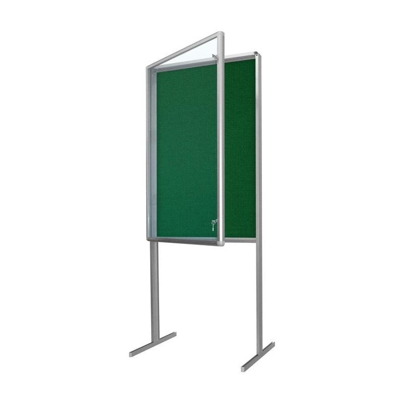 GWL-TZ 80x120x190cm Tekstylna Zielona Gablota ogłoszeniowa wolnostojąca GWL-TZ 80x120x190cm Tekstylna Zielona Gablota ogłoszeniowa wolnostojąca