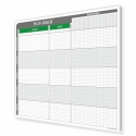 Plan lekcji T3 dla 12 klas, 12 sal i 20 nauczycieli 90x92cm, suchościeralny magnetyczny