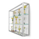 Gablota na puchary przeszklona GP-S 150x110x25cm z lustrem