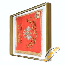 GSZ-Z SWG 120x120x10cm złota gablota na sztandar