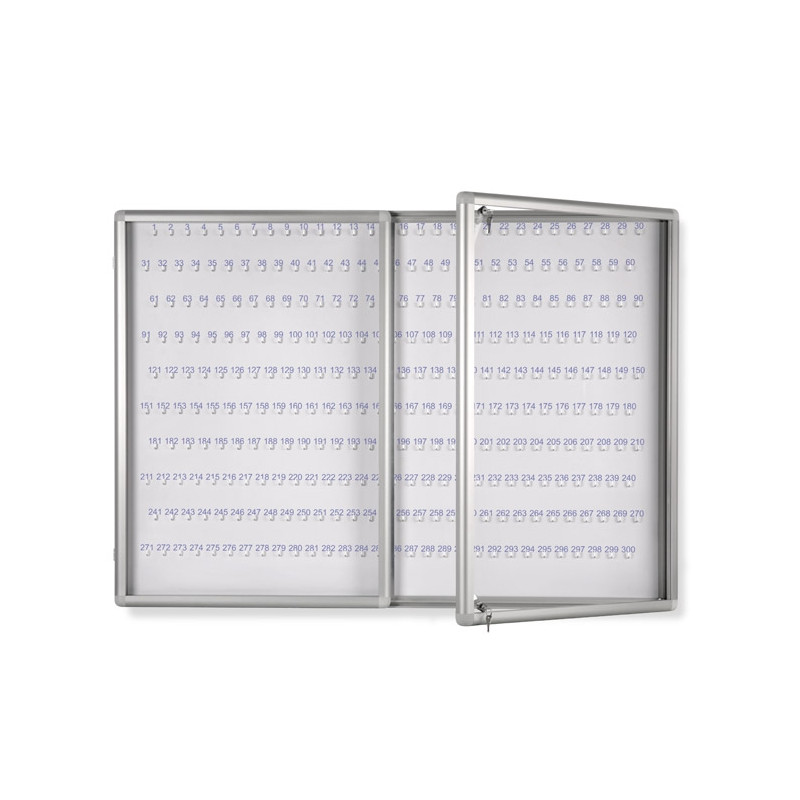 GOG-KL 140x100cm (300kl.) dwu drzw. z nu Gablota na klucze