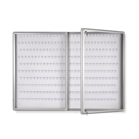 GOG-KL 140x100cm (300kl.) dwu drzw. z nu Gablota na klucze