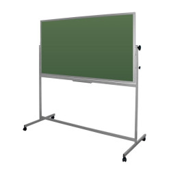 TAZ-WL Dwustronna obrotowa 100x170cm Tablica wolnostojąca do pisania kredą