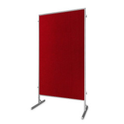 TWC-MD Parawan 100x170x190cm czerwony z możliwością łączenia