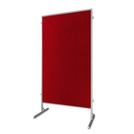 TWC-MD Parawan 100x170x190cm czerwony z możliwością łączenia