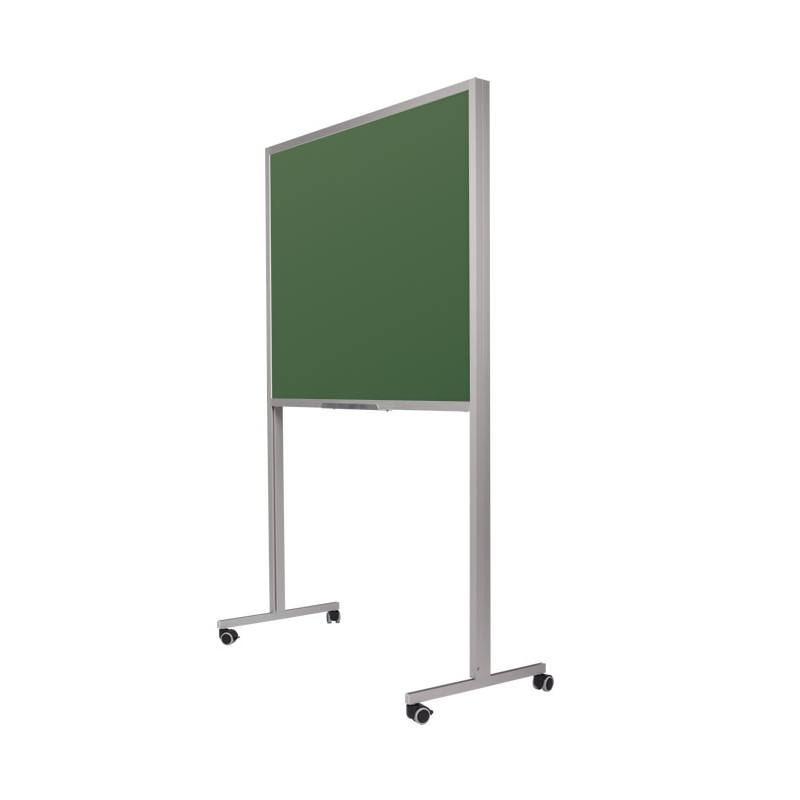 TAZ-WL 150x100x190cm Tablica mag do pisania kredą na kółkach
