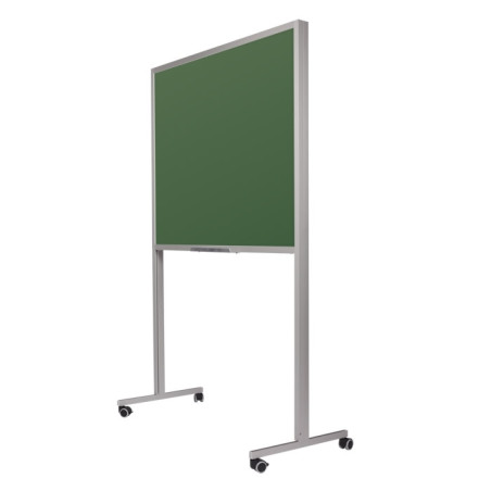 TAZ-WL 150x100x190cm Tablica mag do pisania kredą na kółkach