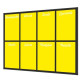 Planer Tygodniowy 150x100cm W3 żółty
