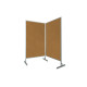 Tablica parawan dwumodułowy wolnostojący 2x100x170x190cm. Korek