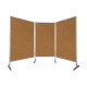Tablica parawan trzymodułowy wolnostojący 3x100x170x190cm. Korek