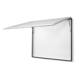 GSZ-SI 160x130x10 gablota z siłownikiem gablota na sztandar