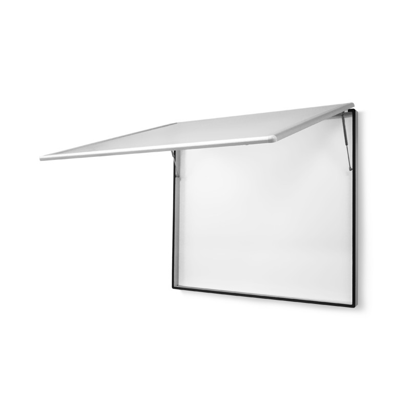 GSZ-SI 160x130x10 gablota z siłownikiem gablota na sztandar