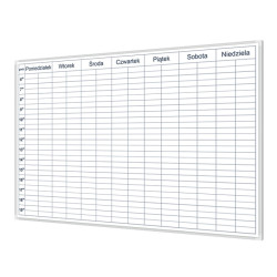 Planer Tygodniowy 100x75cm Tablica mag-such