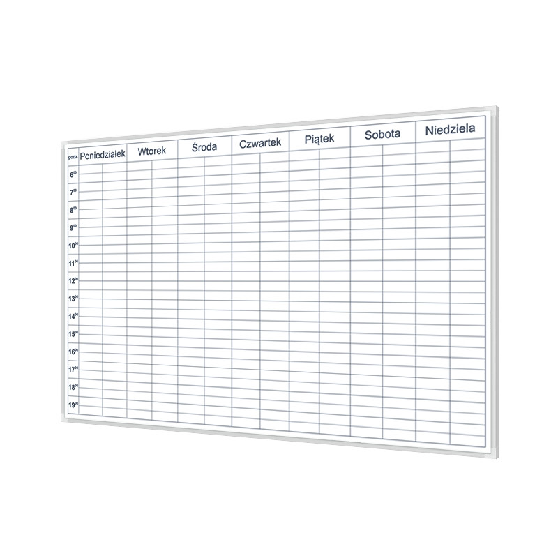Planer Tygodniowy 100x75cm Tablica mag-such