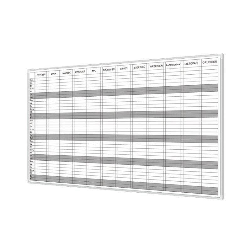 Planer Roczny 120x100cm Tablica mag-such