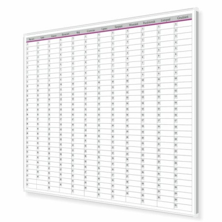 Planer Roczny 120x100cm W2 Tablica mag-such