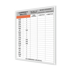 Planer kantor 75x100cm Tablica mag-such