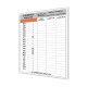 Planer kantor 75x100cm Tablica mag-such