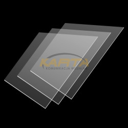 Formatka z plexi 5mm 20x30cm bezbarwna tolerancja wymiarowa +-1mm