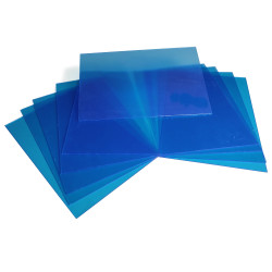 Formatka z plexi 2mm 210x297mm (A4) -op.(10szt.)  bezbarwna tolerancja wymiarowa +-1mm