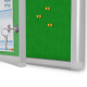 GC-TZ 80x120x3cm tekstylna zielona Gablota otwierana