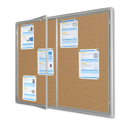 GCD-K 100x70x3cm Korek Gablota dwudrzwiowa otwierana