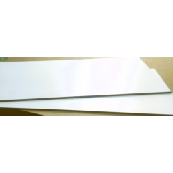 Formatka z płyty wiórowej gr.12mm, 60x140cm - biała EGGER
