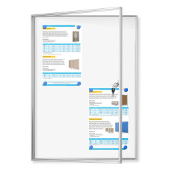 GMR-M 60x90cm Magnetyczna Gablota jednodrzwiowa otwierana