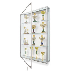 GPB-S SWG 100x150x25cm 3 półki Gab. na puchary. Drzwi otwierane na bok