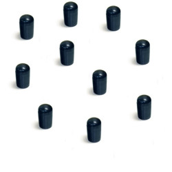 Magnes neodymowy SLIM czarny średnica 7mm wysokość 11mm/10szt.