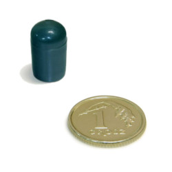 Magnes neodymowy SLIM zielony średnica 7mm wysokość 11mm/10szt.