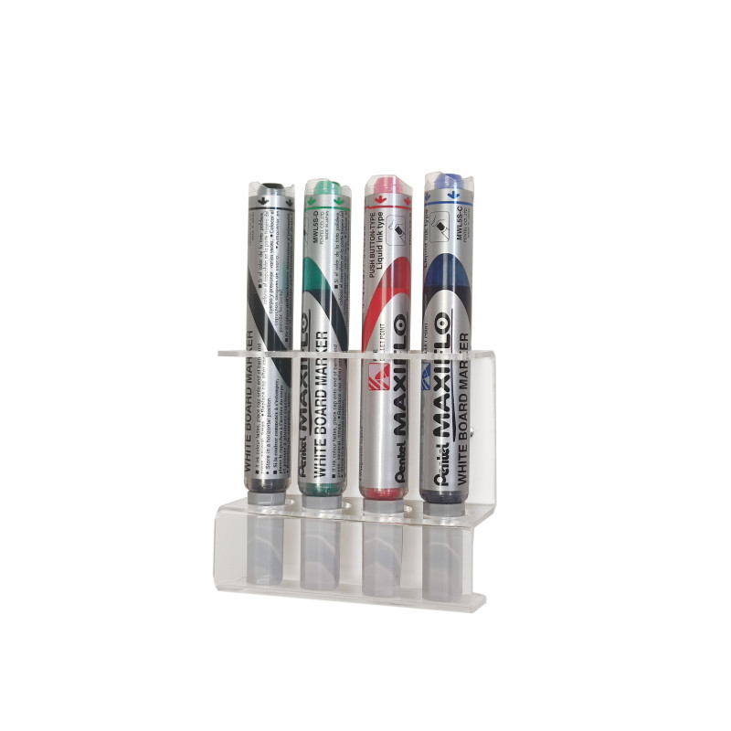Uchwyt z plexi +4 pisaki Pentel 90x80x35 mm. Producent Karta Uchwyt z plexi +4 pisaki Pentel 90x80x35 mm. Producent Karta