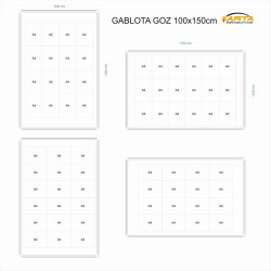 GOZ 100x150cm  Gablota Zewnętrzna