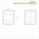 Gablota zewnętrzna ogłoszeniowa VC 60x75cm. Producent Karta