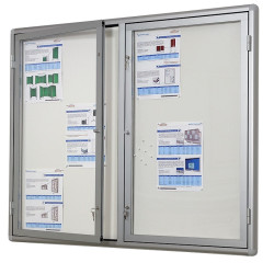 Gablota zewnętrzna dwudrzwiowa VCD 120x80cm