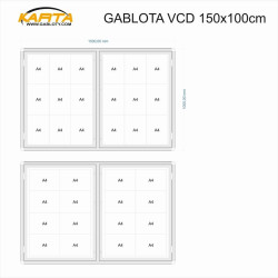VCD 150x103cm  Gablota zewnętrzna