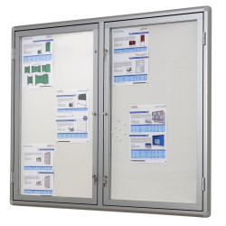 VCD 120x103cm (12xA4) Gablota zewnętrzna dwudrzwiowa