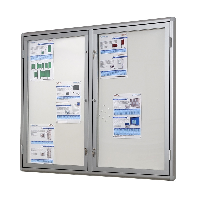 VCD 120x103cm (12xA4) Gablota zewnętrzna dwudrzwiowa