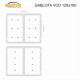 VCD 120x103cm (12xA4) Gablota zewnętrzna dwudrzwiowa