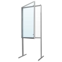 GWL-M 80x120x190cm Magnetyczna Gablota ogłoszeniowa wolnostojąca