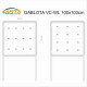 Gablota zewnętrzna wolnostojąca do ogłoszeń VC-WL 100x103cm. Producent
